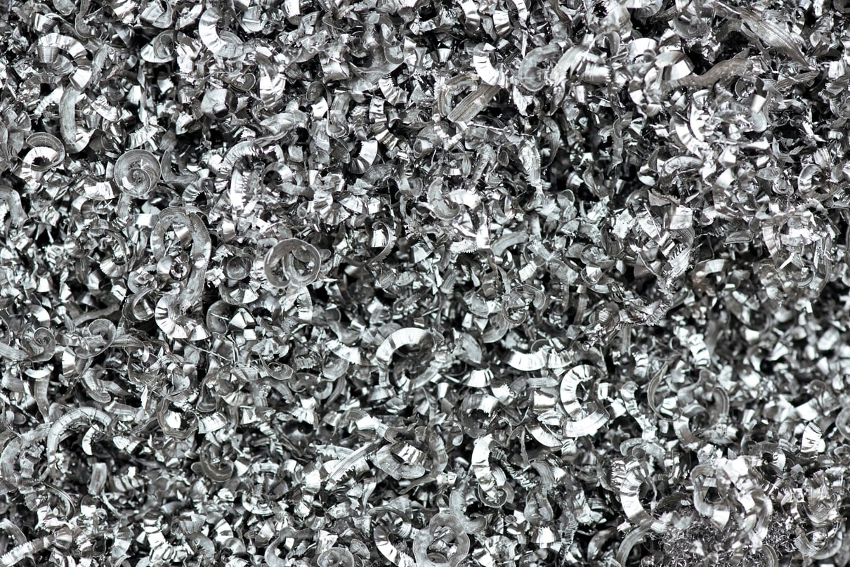 Milling metal scrap